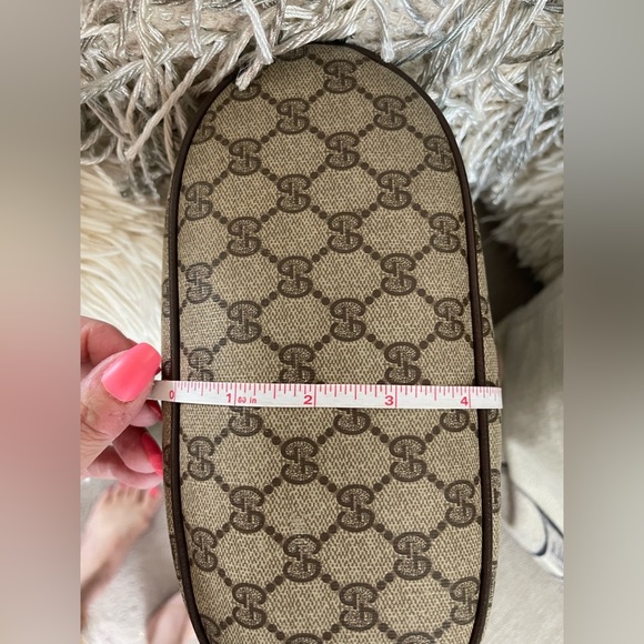 GUCCI 𝑉𝑖𝑛𝑡𝑎𝑔𝑒 MONOGRAM BUCKET DRAWSTRING BAG W/GUCCI DUST BAG🎬💯Authentic - Picture 16 of 16